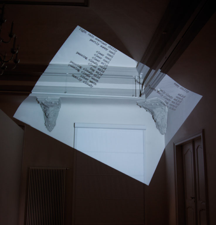 Lisa Weber, installation view, current, Kunstsammlung Gera, Himmel den Lichtern, 2013
